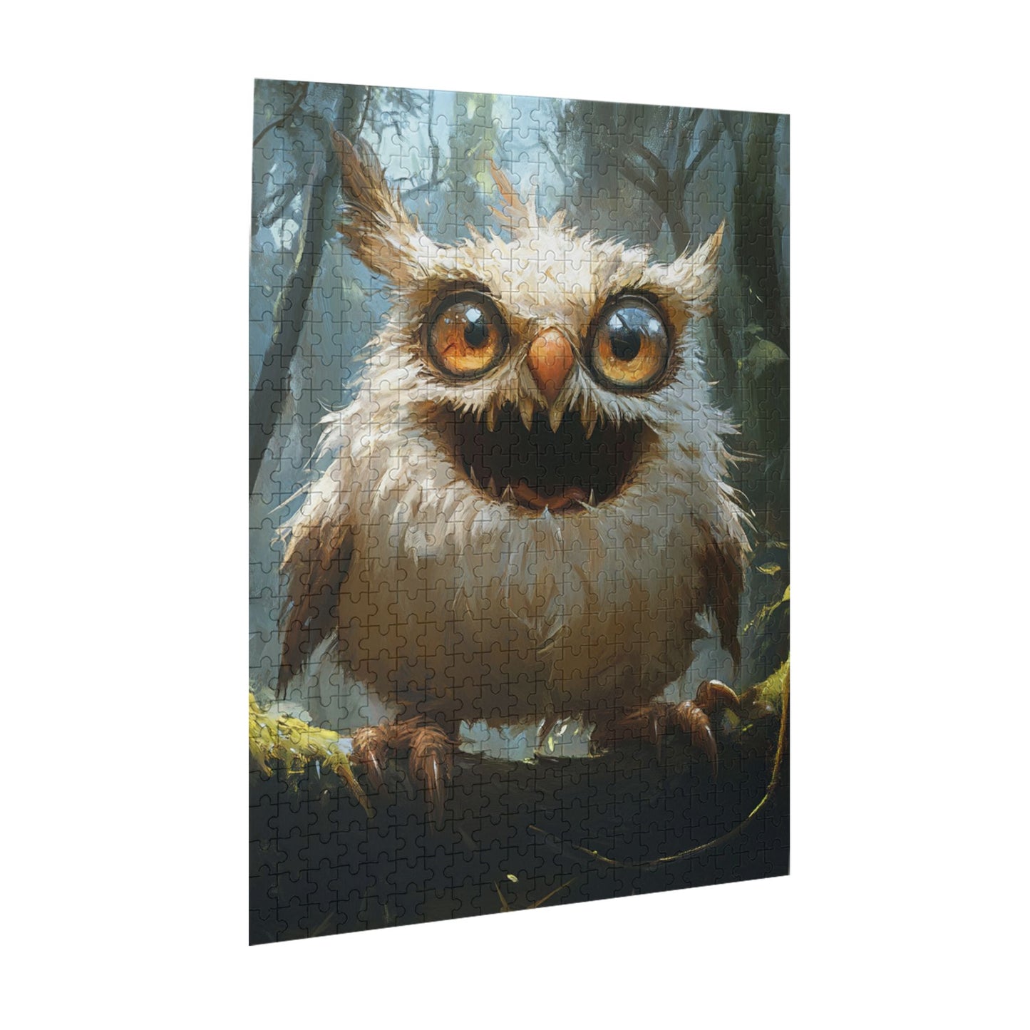 Funny Owl Puzzle | 500 Pieces Wooden Puzzle, Fun Family Activity