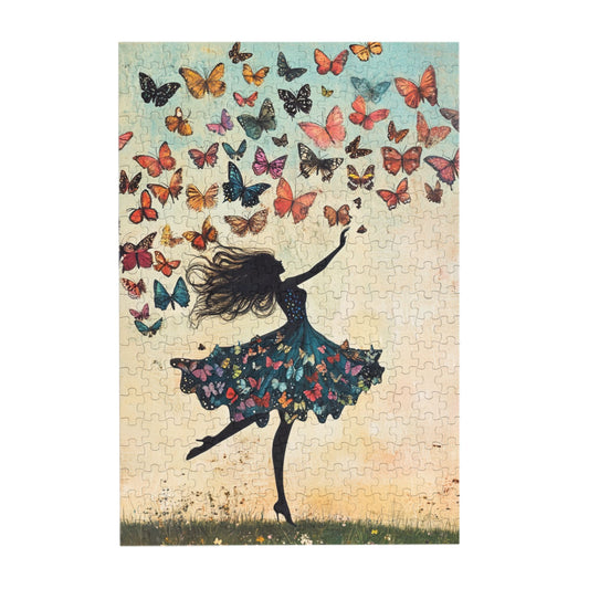 Dancing Butterfly Puzzle | 300 Pieces Wooden Puzzle, Creative Family Fun